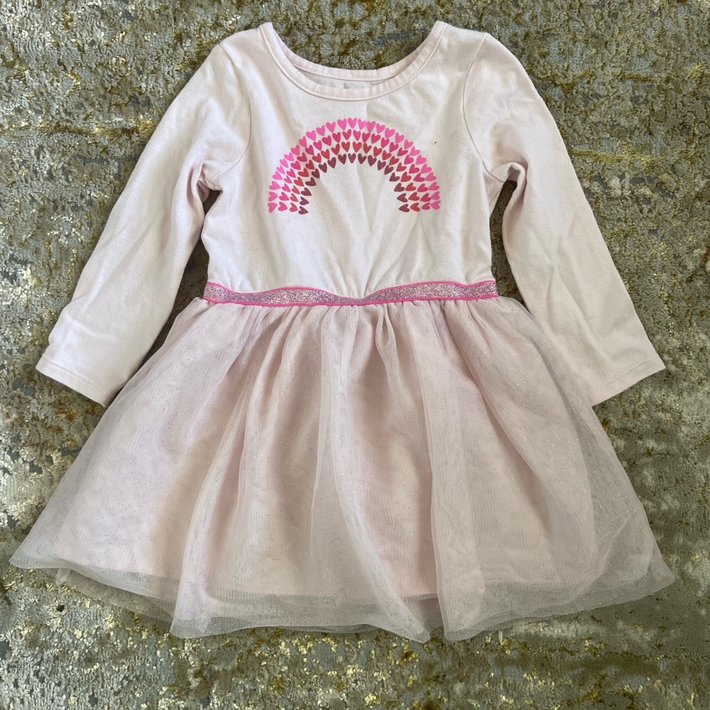 2T Rainbow Tulle Dress 💕